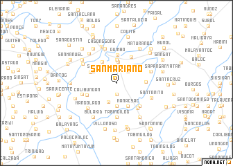 map of San Mariano