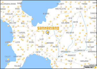 map of San Mariano