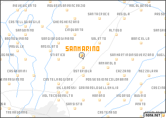 map of San Marino