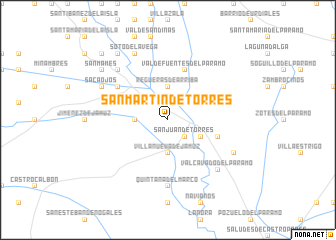 map of San Martín de Torres