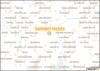 map of San Martineros