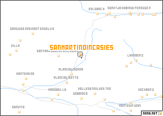 map of San Martino in Casies