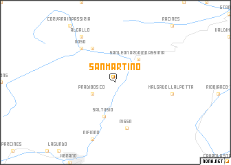 map of San Martino