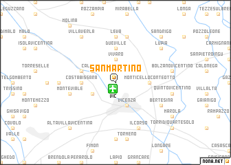 map of San Martino