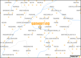 map of San Martino