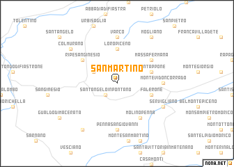 map of San Martino