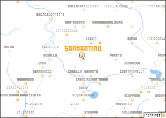 map of San Martino