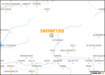 map of San Martino