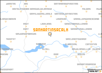 map of San Martín Sacalm