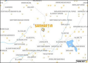 map of San Martín