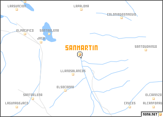 map of San Martín