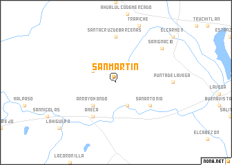 map of San Martín