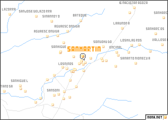 map of San Martin