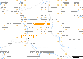 map of San Martín