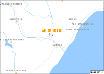 map of San Martín