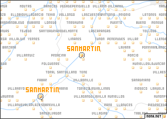 map of San Martín