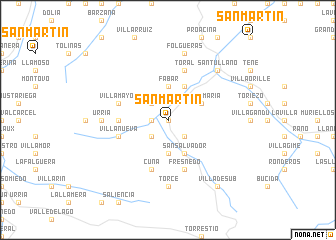 map of San Martín