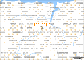 map of San Martín