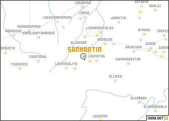 map of San Martín
