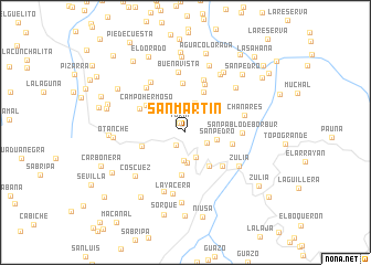 map of San Martín