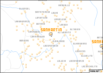 map of San Martín