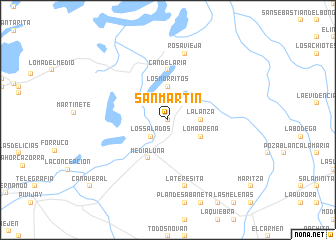 map of San Martín