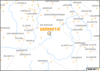 map of San Martín