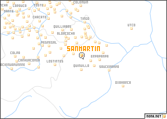 map of San Martin