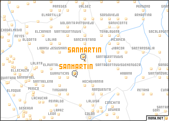 map of San Martín