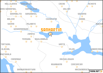 map of San Martín