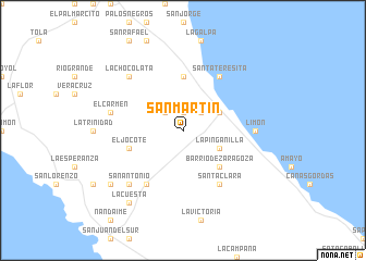 map of San Martín