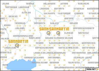 map of San Martín