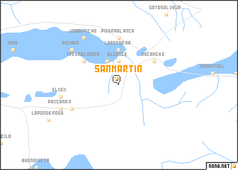 map of San Martín