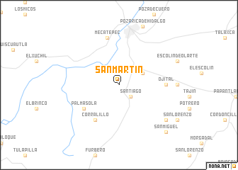 map of San Martín