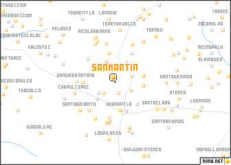 map of San Martín