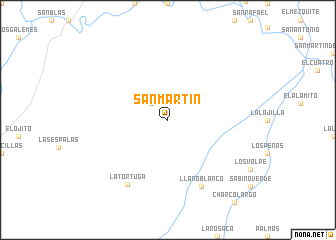 map of San Martín