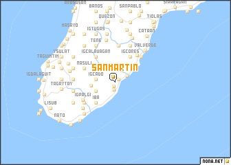 map of San Martin