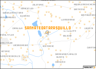 map of San Mateo Atarasquillo