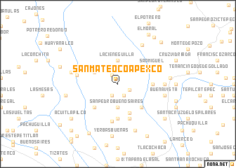 map of San Mateo Coapexco