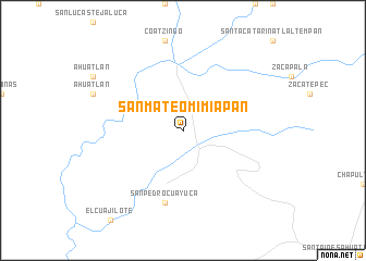 map of San Mateo Mimiapan