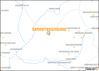 map of San Mateo Sindihui