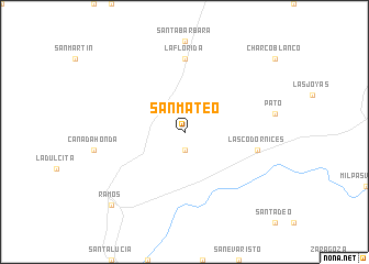 map of San Mateo