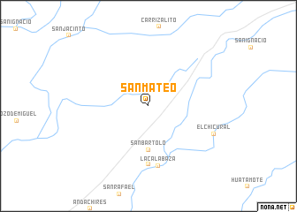 map of San Mateo