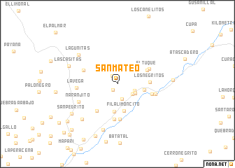 map of San Mateo