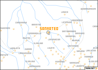 map of San Mateo