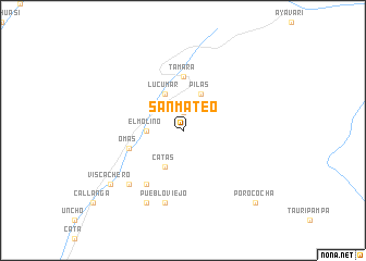 map of San Mateo