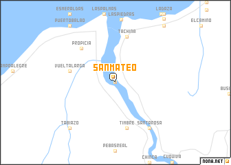 map of San Mateo