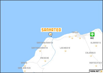 map of San Mateo