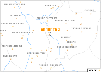 map of San Mateo