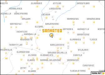 map of San Mateo